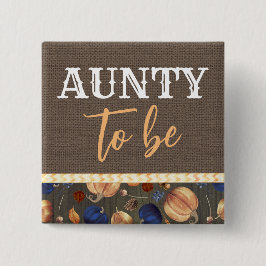 Aunty to be Fall Pumpkins Baby Shower Knapp