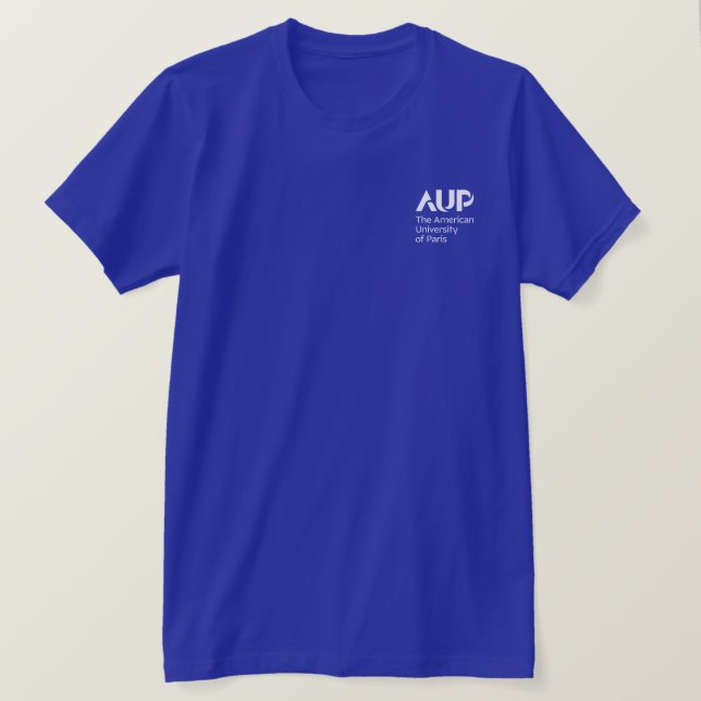 AUP Logo T-shirt - Blue (Design framsida)