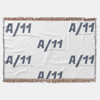 Aura11 Luxury Logotyp Woven Blanket Filt