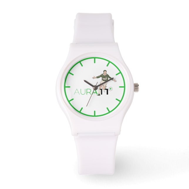 AURA11 Luxury Minimalist White Watch Armbandsur (Framsida)