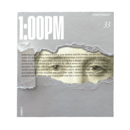 Aura11 tror på dina vibes anteckningsblock