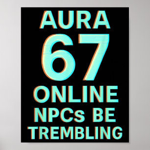 Aura 67 Online Npcs Var Blir Darrande Glitch Gamin Poster