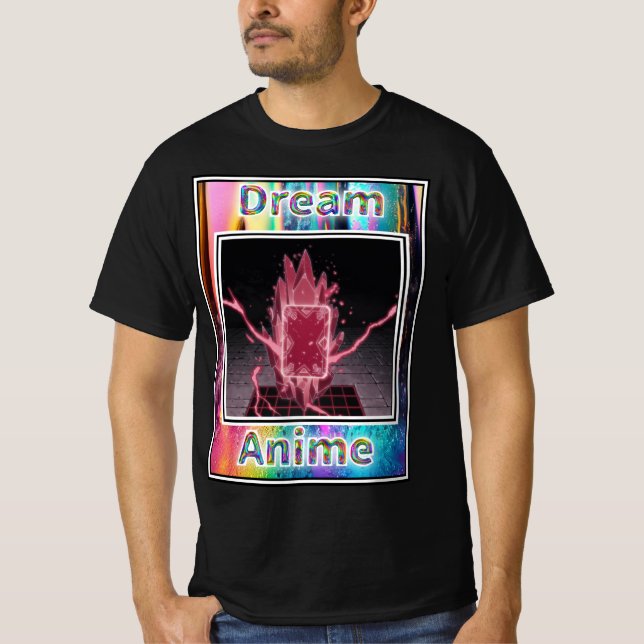 Aura Card Dream Anime T Shirt (Framsida)