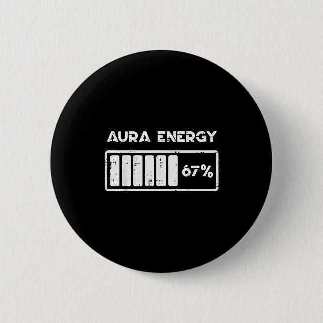 Aura Energi 67 Procent Roligt Nummer 6 7 Meme Kvin Knapp (Framsida)