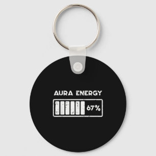 Aura Energi 67 Procent Roligt Nummer 6 7 Meme Kvin Nyckelring