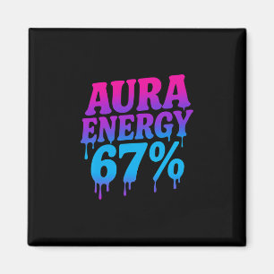 Aura Energi På 67 Roligt Sex Sju Meme Aura Farmin Magnet