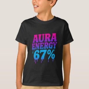 Aura Energi På 67 Roligt Sex Sju Meme Aura Odling T Shirt