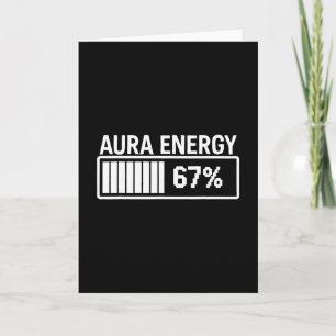 Aura Energi Vid 67 Roligt Sex Sju Meme Gen Alpha S Kort