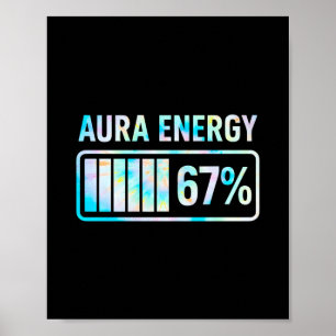Aura Energy 67 67 Sex Seven Meme Poster