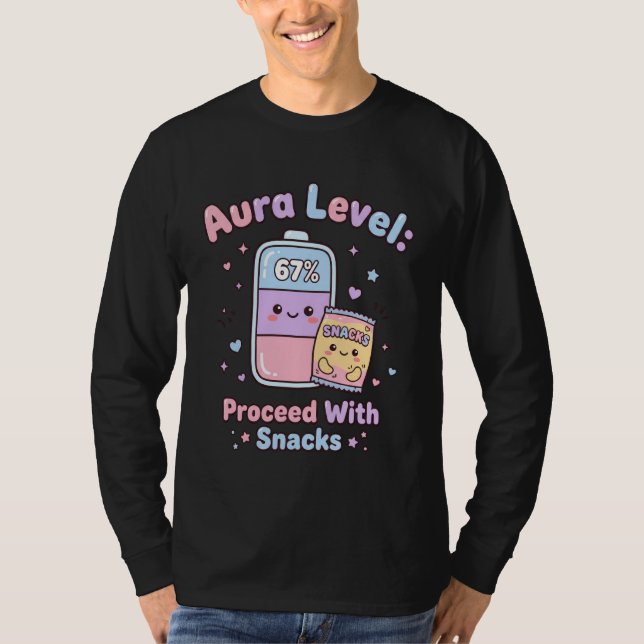 Aura Energy 67 Meme T Shirt (Framsida)