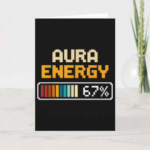 Aura Energy 67 Nummer 67:e Idrottsutövare Glass Kort
