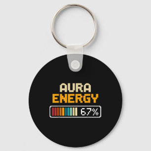 Aura Energy 67 Nummer 67:e Idrottsutövare Glass Nyckelring