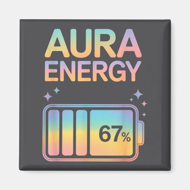 Aura Energy 67 procents batteri Magnet (Framsidan)