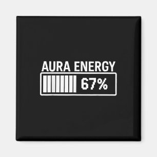 Aura Energy vid 67 ynka sex sju minnesgenerationen Magnet
