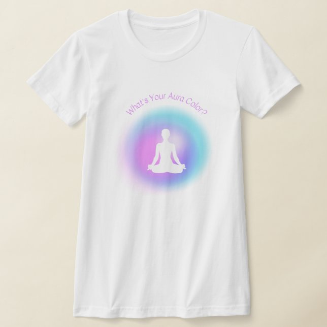Aura Färg Kvinnors T Shirt (Laydown)