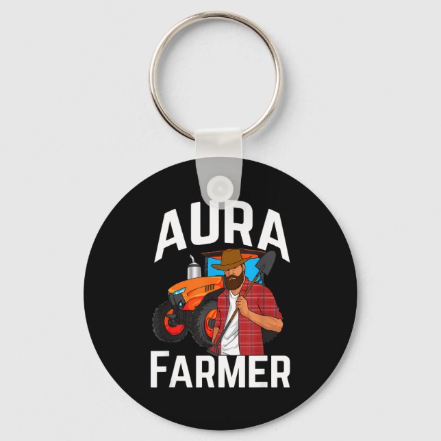 Aura Farmer Funny Meme  Nyckelring (Framsida)