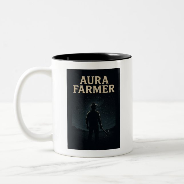 Aura Farmer – The Cosmic Brew Två-Tonad Mugg (Vänster)