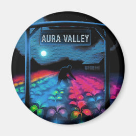 Aura Farming Colorful Valley Magnet
