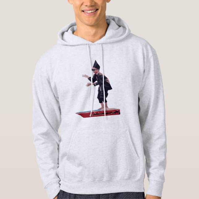 Aura Farming - Pacu Jalur Basic Hooded Sweatshirt (Framsida)