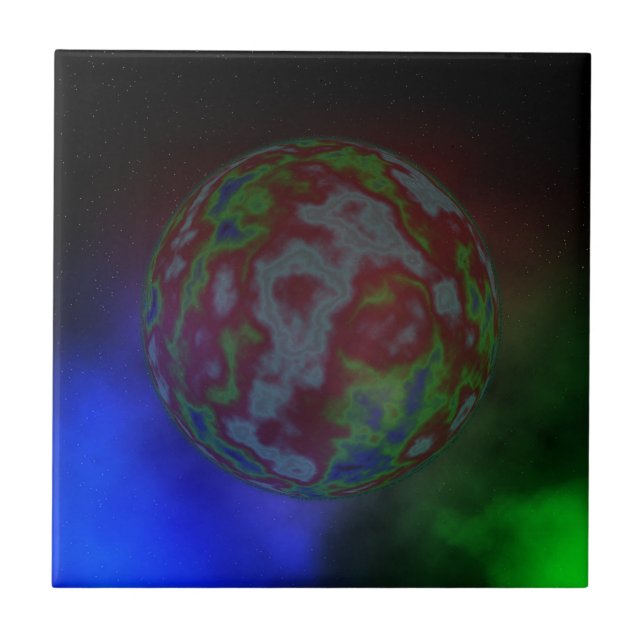 Aura of a Planet. Kakelplatta (Framsidan)