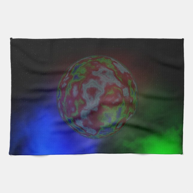 Aura of a Planet. Kökshandduk (Horisontell)
