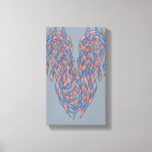 Aura Shift – Mjuk Abstrakt Canvas med Mjuk Gradien