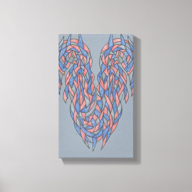 Aura Shift – Mjuk Abstrakt Canvas med Mjuk Gradien (Framsida)