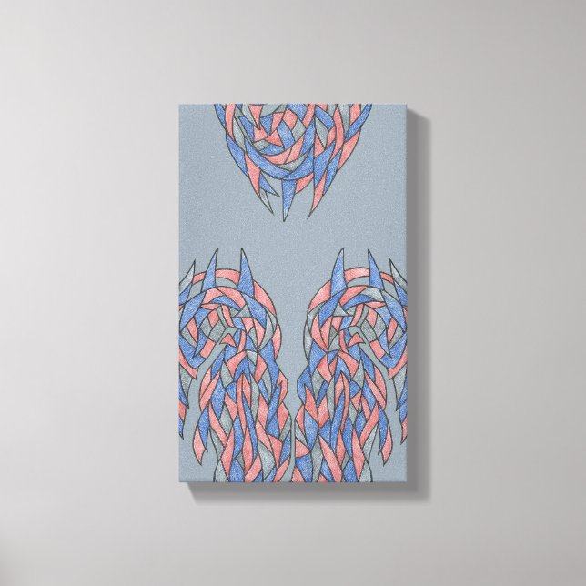 Aura Shift – Mjuk Gradient Abstrakt Canvas (Framsida)