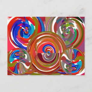 Aura Städning Circles - Reiki Meditation Mandala 7 Vykort