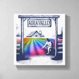 Aura Valley Farm Canvastryck