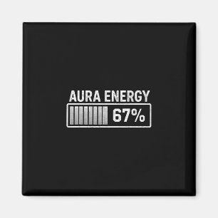 Aura vid 67 Roligt Sex Sju Meme Gen Alpha Slang Magnet