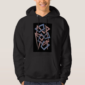 Aura Wave Flow Abstrakt Hoodie