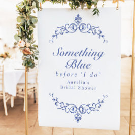 AURELIA Chinoiserie Nåt blått Möhippa Poster