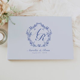 AURELIA Chinoiserie Victorian Blommigt Monogram Gästböcker