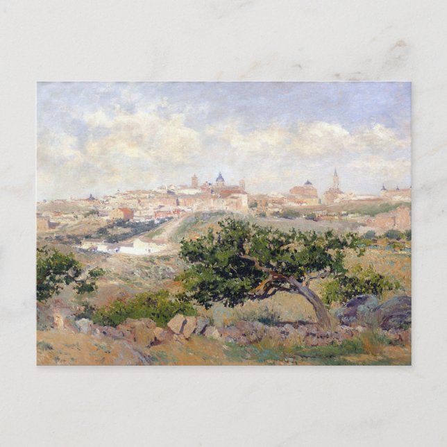 Aureliano de Beruete View of Toledo Vykort (Framsida)