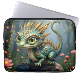 Auren – Liten Smaragdskogs Drake Laptop Fodral