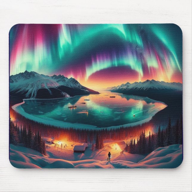 Aureola Borealis i Alaska Musmatta (Framsidan)