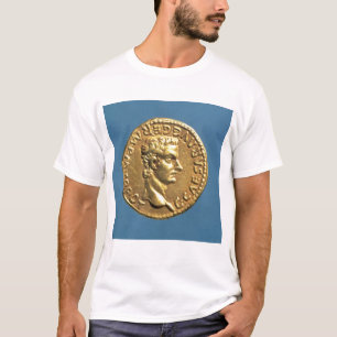 Aureus av Caligula barhuvad T-shirt