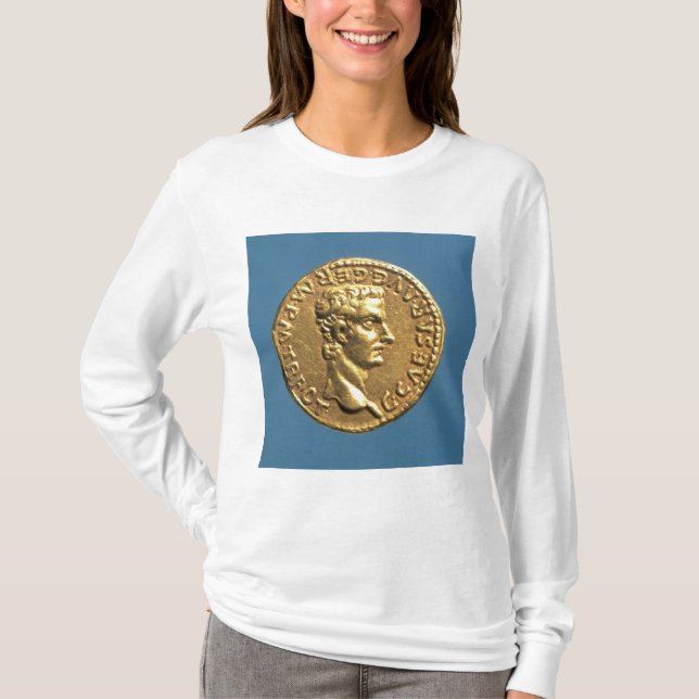 Aureus av Caligula barhuvad Tee Shirt (Framsida)
