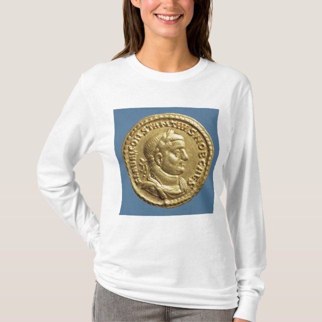 Aureus av Constantius mig Caesar Augustus Tee (Framsida)