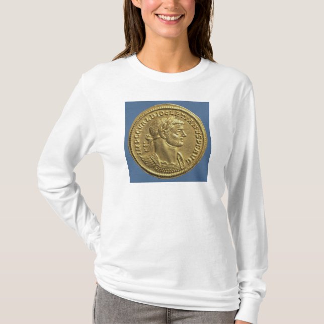 Aureus av Diocletian cuirassed T-shirt (Framsida)