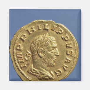 Aureus av Philip det arabiskt Magnet