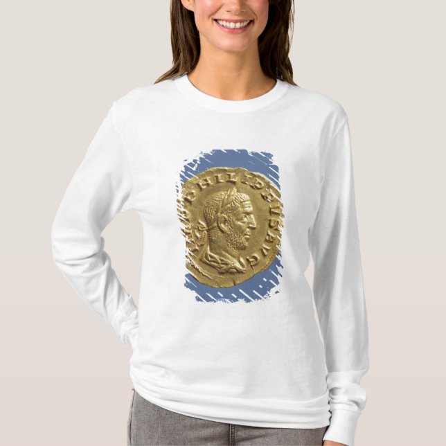 Aureus av Philip det arabiskt Tee (Framsida)