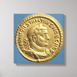 Aureus of Constantius I Caesar Augustus Canvastryck