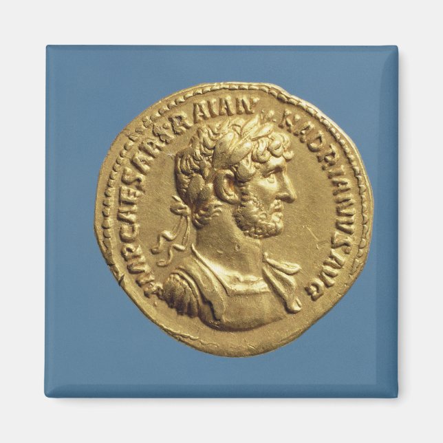 Aureus of Hadrian Magnet (Framsidan)