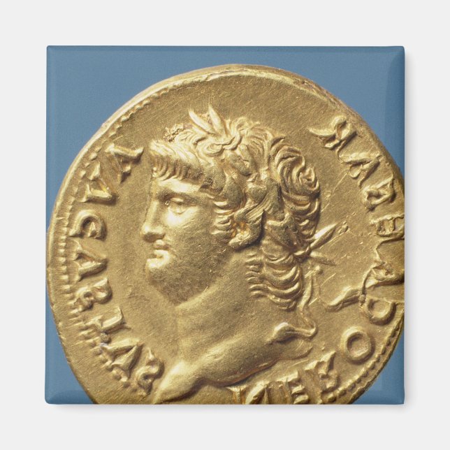 Aureus of Nero bar en lagerkrans Magnet (Framsidan)