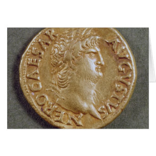 Aureus of Nero Hälsningskort
