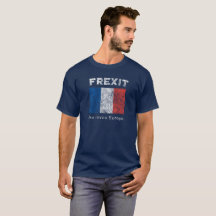 AuRevoir Europa T för vintage bekymrad FREXIT