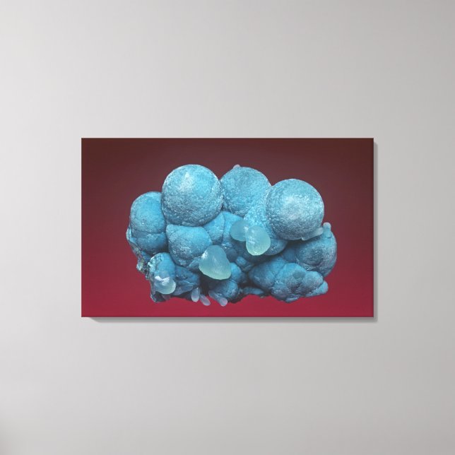 Aurichalcite with Smithsonite, Soccorro County, Ne Canvastryck (Framsida)