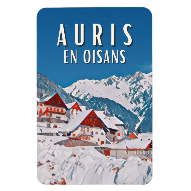 Auris en oisans Station de ski Magnet (Vertikal)